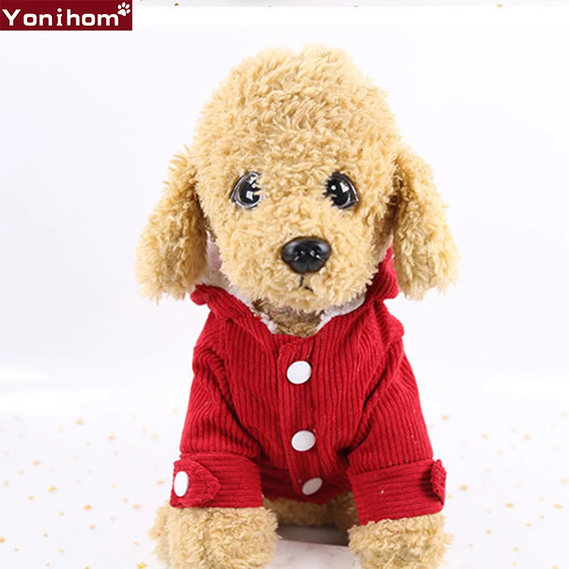 Dog Clothes Winter Clothing for Small Medium Dogs Pet Clothes Winter Warm Thicken Hoodie Jumpsuit Dog Clothes Winter Large Coat