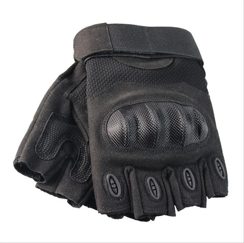 as pic Outdoor Tactical Breathable Fingerless Gloves Military Army Shooting Hiking Hunting Climbing Cycling Gym Gloves Women Men - Цвет: as pic