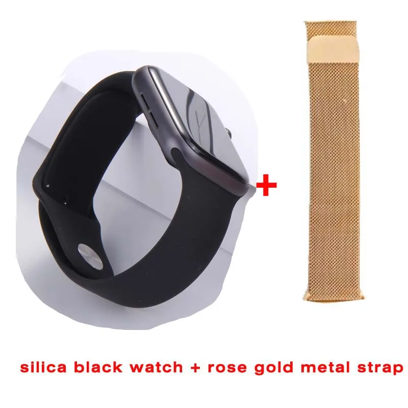 balck add rose Greentiger IWO 8 Смарт-часы для мужчин Bluetooth музыка камера монитор сердечного ритма водонепроницаемые часы 4 Smartwatch VS W34 B57 F10 - Цвет: balck add rose