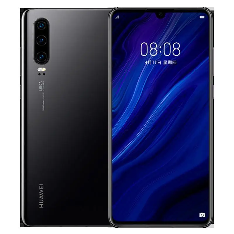 DHL Быстрая HuaWei P30 мобильный телефон Kirin 980 Android 9,1 6," 2340X1080 8 Гб Оперативная память 256 ГБ Встроенная память 40.0MP NFC отпечатков пальцев IP53