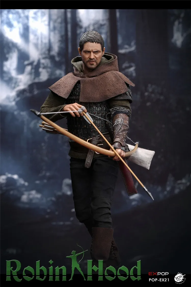 1/6 весы Коллекционная Фигурка Chivalrous Robin Hood с 2 головками Ультра гибкая 1" фигурка куклы пластиковая модель игрушки
