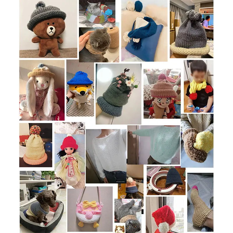 22/40/48 Need Manual Automatic Knitting Machine DIY Wool Crochet Scarf Sweater Adult Children Hats Socks Artifact knitting supplies knitting material knitting craft supplies knitting machine