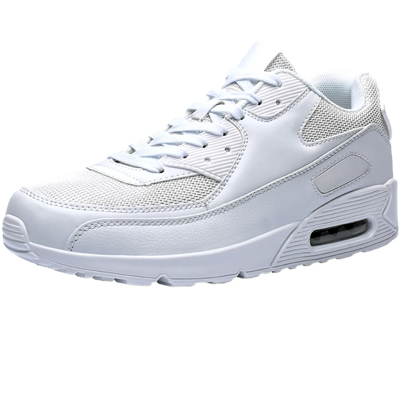 Men Shoes White Брендовые мужские кроссовки для бега; Zapatillas De Hombre; кроссовки суперзвезды для мужчин; спортивная обувь; Мужская обувь для ходьбы; Мужская обувь для бега; s - Цвет: Men Shoes White