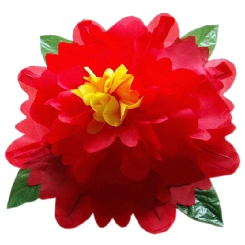 Peony Production (45cm,Red ) Magic Tricks Funny Stage Empty Hand Appearing Flower Magic Gimmick