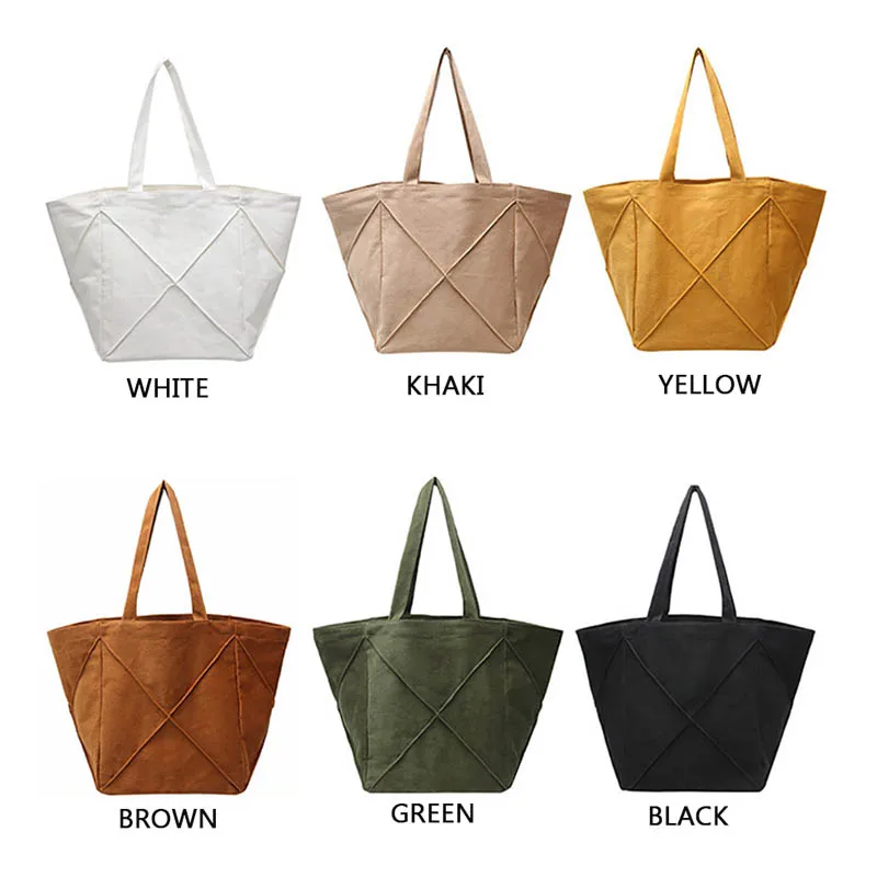 Женская Холщовая Сумка Wahyah Большая вместительная сумка клатч большие ручные