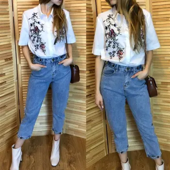 

Women 2020 Mom Jeans Harem Jeans Casual Denim Pants Boyfriends Jeans Femme Trousers Ripped Jeans Vintage Retro