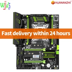 HUANANZHI – carte mère X79, composant pc, compatible avec processeurs Intel Xeon E5, socket lga 2011, type de mémoire DDR3 RECC Non ECC, ATX, SATA3, PCI E, NVME, NGFF 