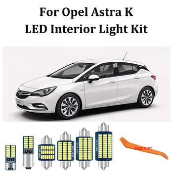 

13Pcs100%White Error Free Canbus LED interior Map Dome Trunk light Kit For Vauxhall Accessories for Opel Astra K OPC GTC(2015+)