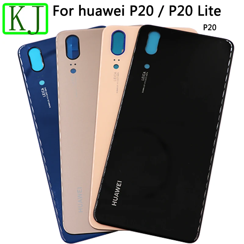 10 шт. для huawei P20/P20 Lite Nova 3E крышка батареи Задняя стеклянная дверная панель Корпус чехол Новинка P20 задняя крышка - Цвет: P20 Mix Color