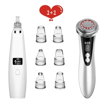 

Face Pore Cleaner Exfoliator Vacuum Suction Blackhead Remover Facial Cleansing + Electric Facial Beauty Instrument
