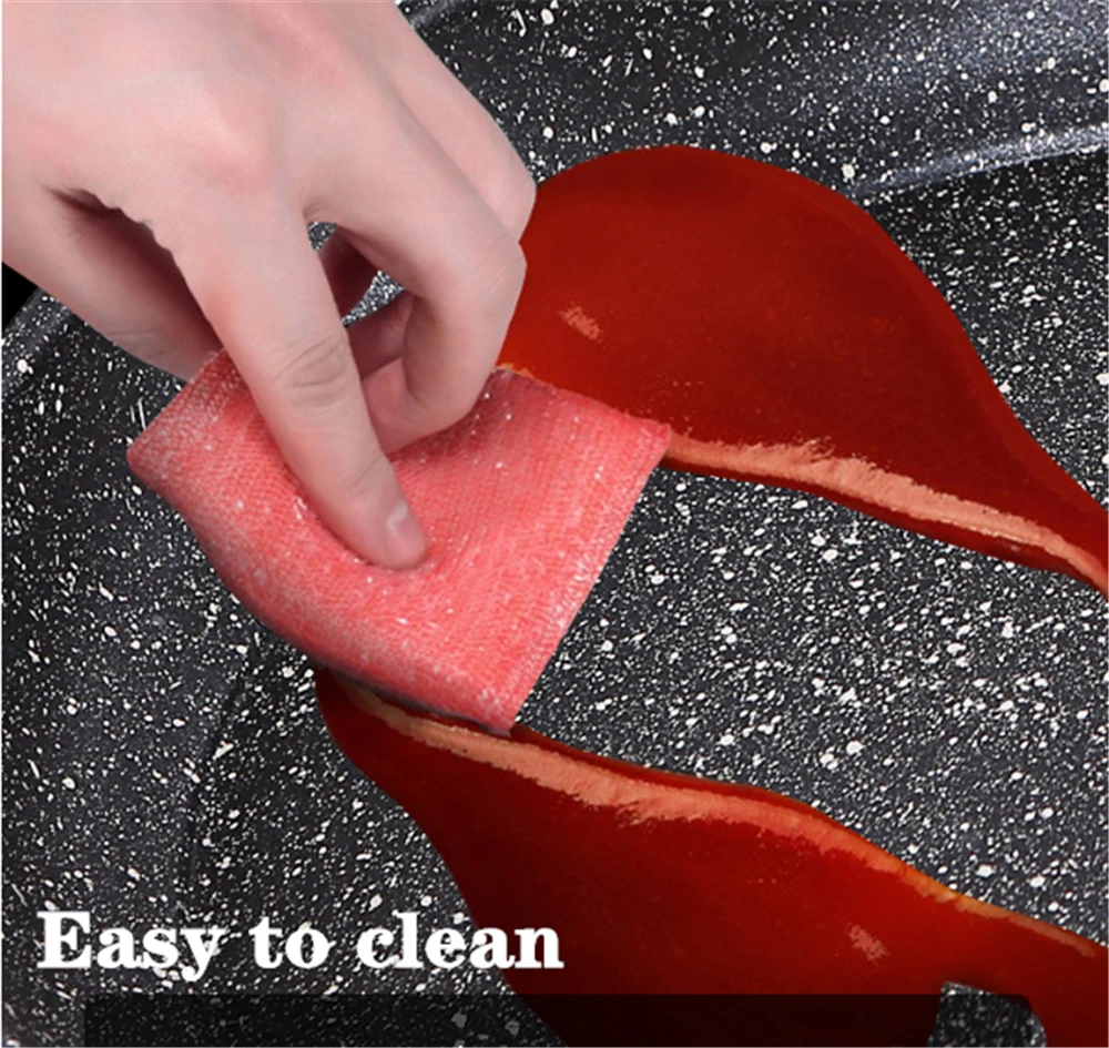 Pan Non-stick Pan with Lid Skillet 30cm Frying Pan Home Garden Induction Cooker Pans Gas Stoves Pancake Pan Steak Wok Pan Bread