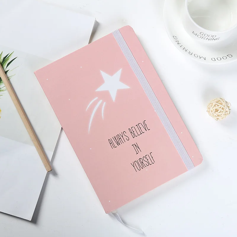 Umitive 1pcs 96 Sheets Cute Notebook Stationery Gift Do Supplies List Diary Notepad Kids To For And Office Planner School - Color: star