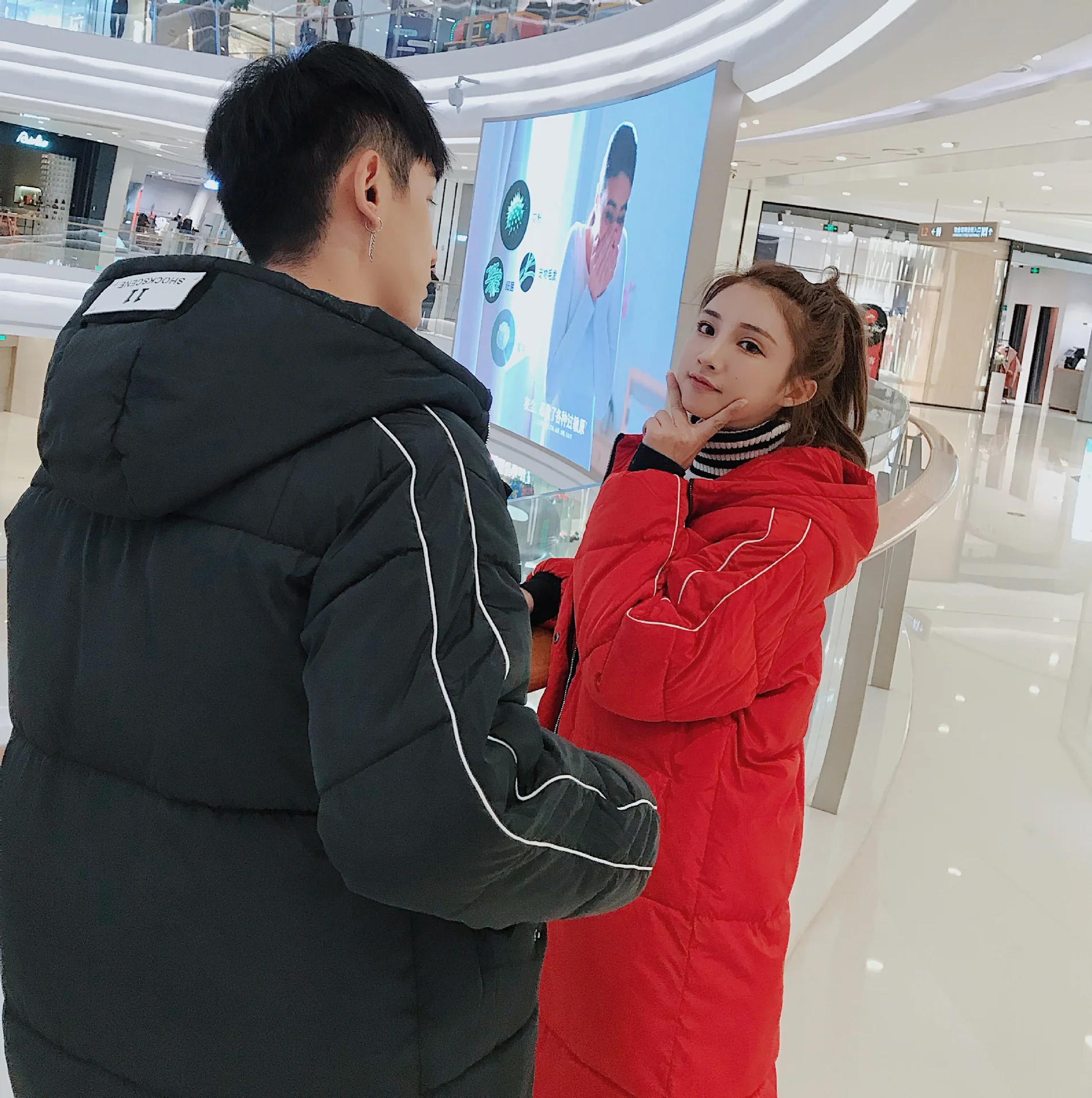 Зимний стиль, одежда для пар, корейский стиль, свободный крой, для студентов, BF пуховик, женская мода, INS, средней длины, хлопковое пальто