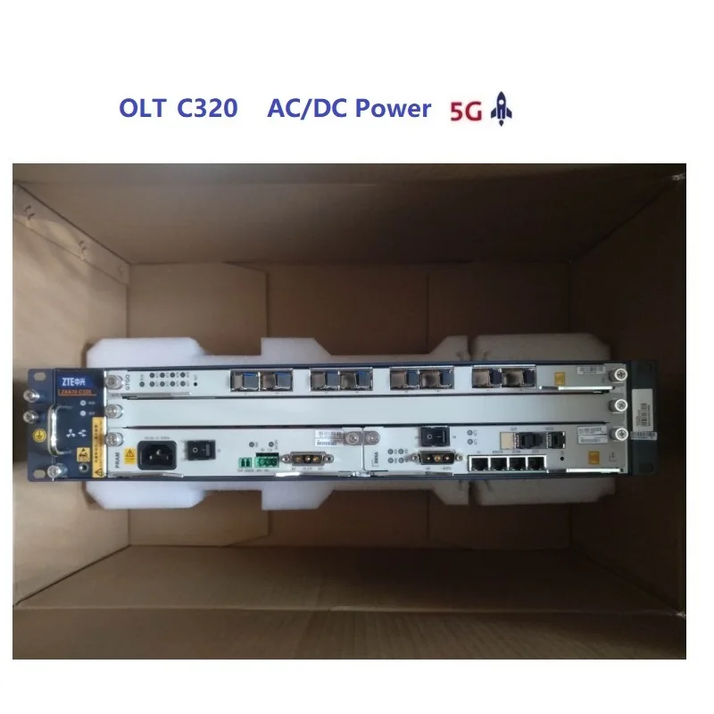 Оригинальный ZTE ZXA10 C320 OLT 1GE SMXA карта * 1 шт. с картой PRAM блок питания переменного и