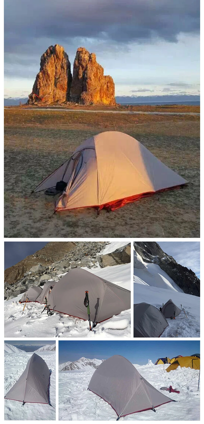 Naturehike Cloud UP3 сверхлегкий водонепроницаемый тент 3 человека 4 сезона для альпинизма походный Кемпинг 20D нейлоновый силиконовый тент с бесплатным ковриком
