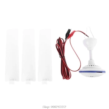 

12V 24V Household Mute Ceiling Canopy Fan Hanging Camping Tent Hanger Fan for Outdoor Hiking Barbecue Home S30 20 Dropship