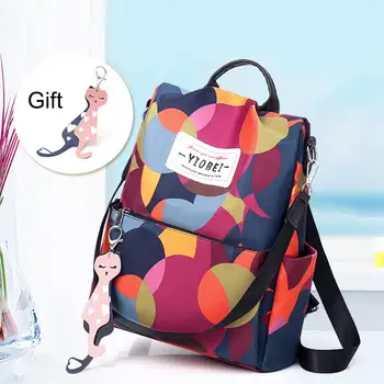 

Oxford Student Backpacks Women Casual Camo Printing Travel Shoulder Schoolbag Ladies Fashion Large Capacity Knapsack