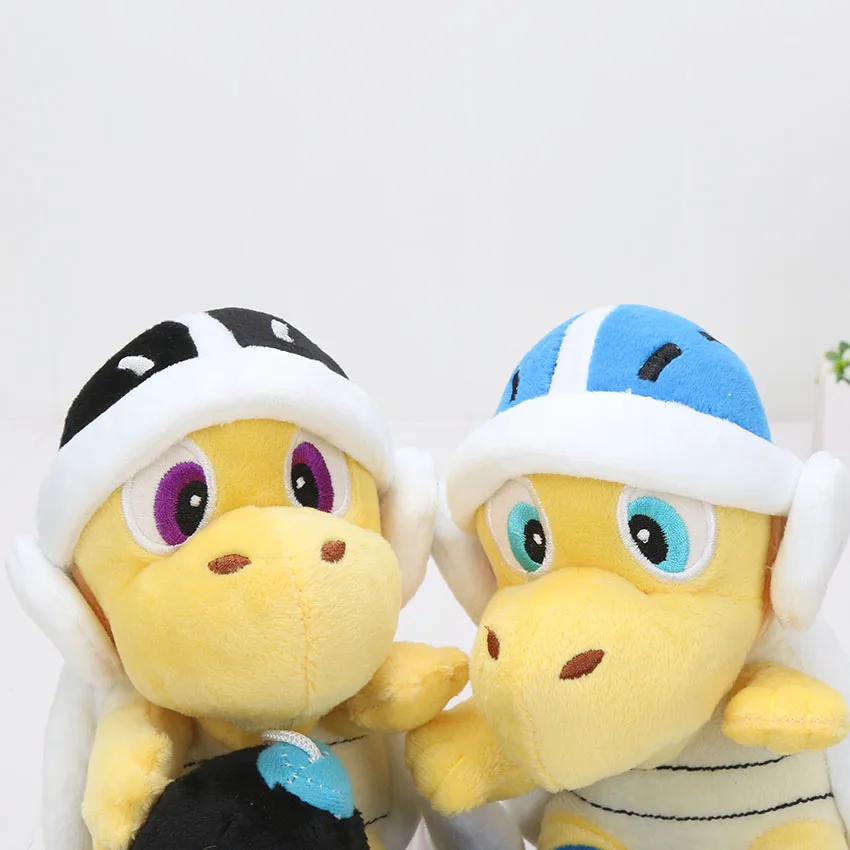 10 шт./компл. 18 см игра Супер Марио Bros Плюшевые игрушки koopa TROOPA с молотком меч черепаха Супер Марио Плюшевые игрушки
