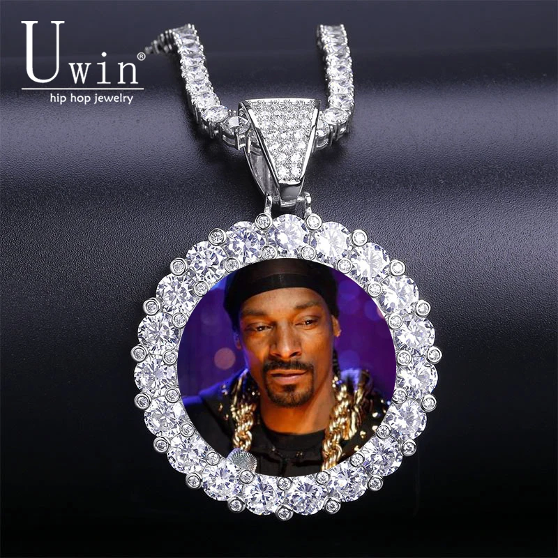 Uwin Photo Pendant Custom Solid Back 