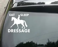 Eat, Sleep, Dressage Funny Van/компьютер JDM DUB VAG евро виниловая наклейка