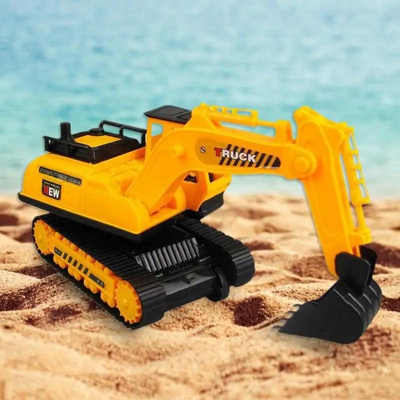 Two-way Remote Control Excavator Toy Electric Construction Vehicle Resistant To Falling Simulated Excavator Truck Children Toys