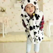 Жилет с рисунком коровы; реквизит для выступлений; хороший подарок на день детей; сезон осень-зима; теплая одежда