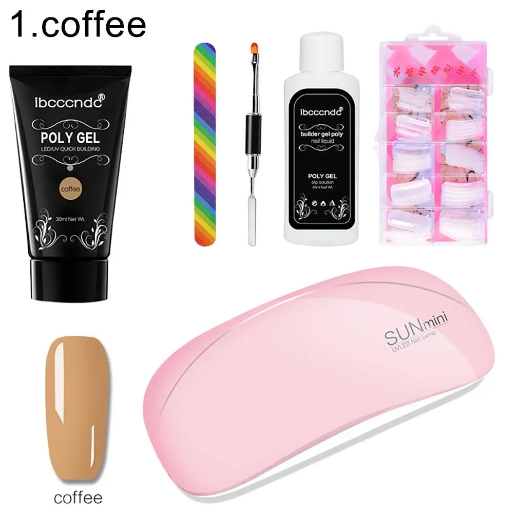 

UV Soak Off Builder Gel Nail Liquid Pen Rainbow Bar Building Model Kit