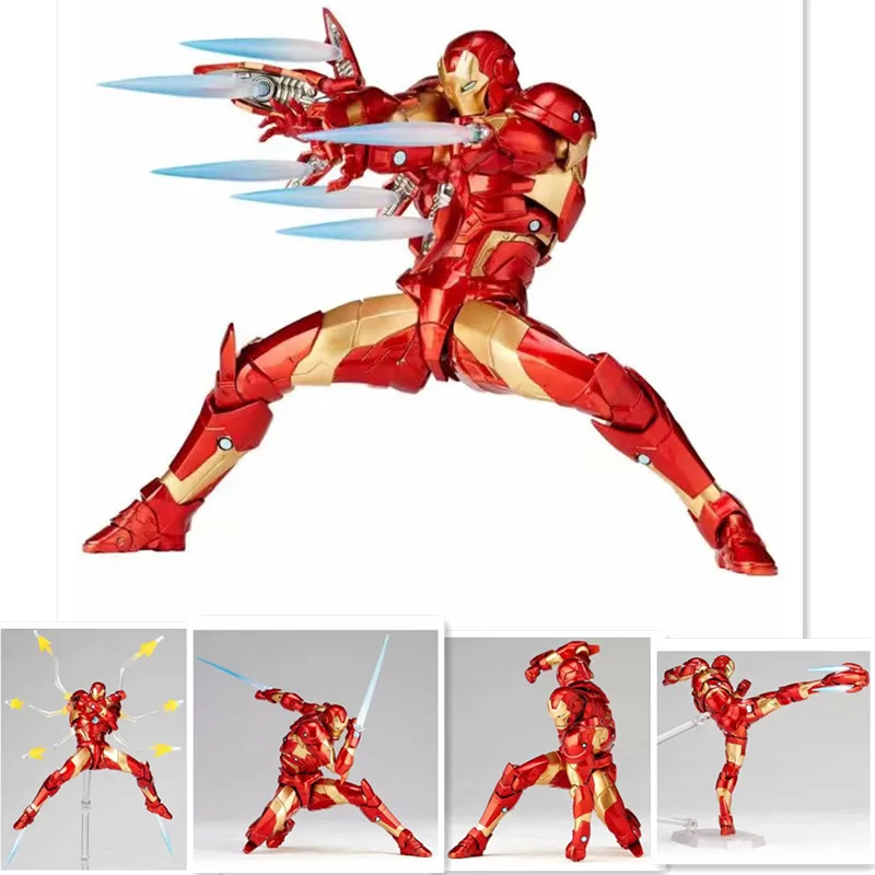18 см Мстители удивительный ямагух Железный человек MK37 кровопрочная Battlegear ПВХ
