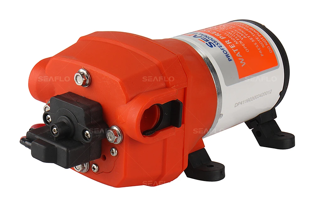 SEAFLO 41 Series DC Diaphragm Pumps 12V/24V 3-17LPM 17-60PSI Fresh Water Pump Marine Boat RV