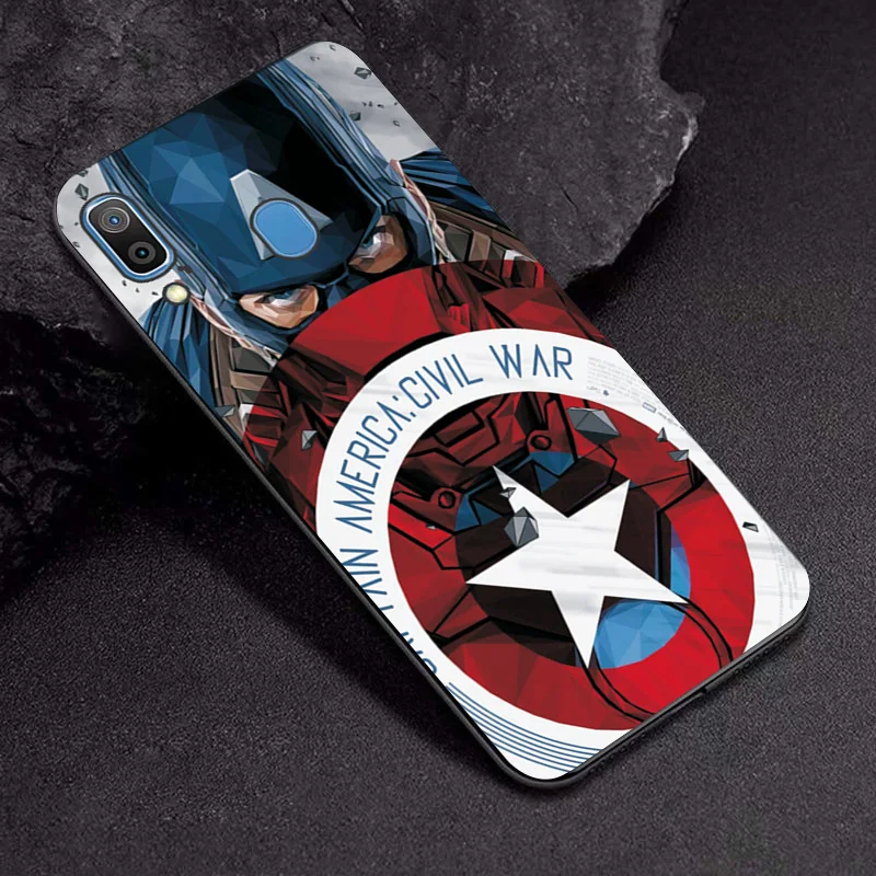 TPUBLK636 Для samsung Galaxy A10 A20 A20E A30S A40 A50S A60 A70S чехол КРЫШКА ДЛЯ samsung M10 M40 Marvel Человек-паук черный ТПУ чехол для телефона A50 - Цвет: TPUBLK636
