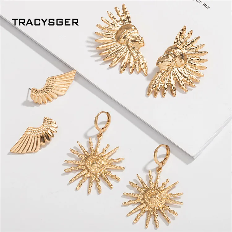 AH-ER84787 /TRACYSGER/преувеличенный Ретро 2019 Новое Ювелирное Украшение с оригинальным