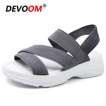 

2020 Fashion Gladiator Sandals Women Summer Flat Ladies Sandals Femmes Sandales Sandalias Mujer Strap Beach Ladies Shoes Size 45