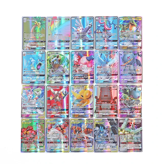 TOMY 200 PCS GX Pokemon TAG TEAM Card Lot Featuring 80tag team