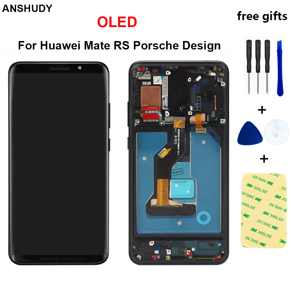6 0 &quotдля huawei mate RS Porsche дизайн lcd сенсорный экран дигитайзер сборка Рамка для NEO-L29