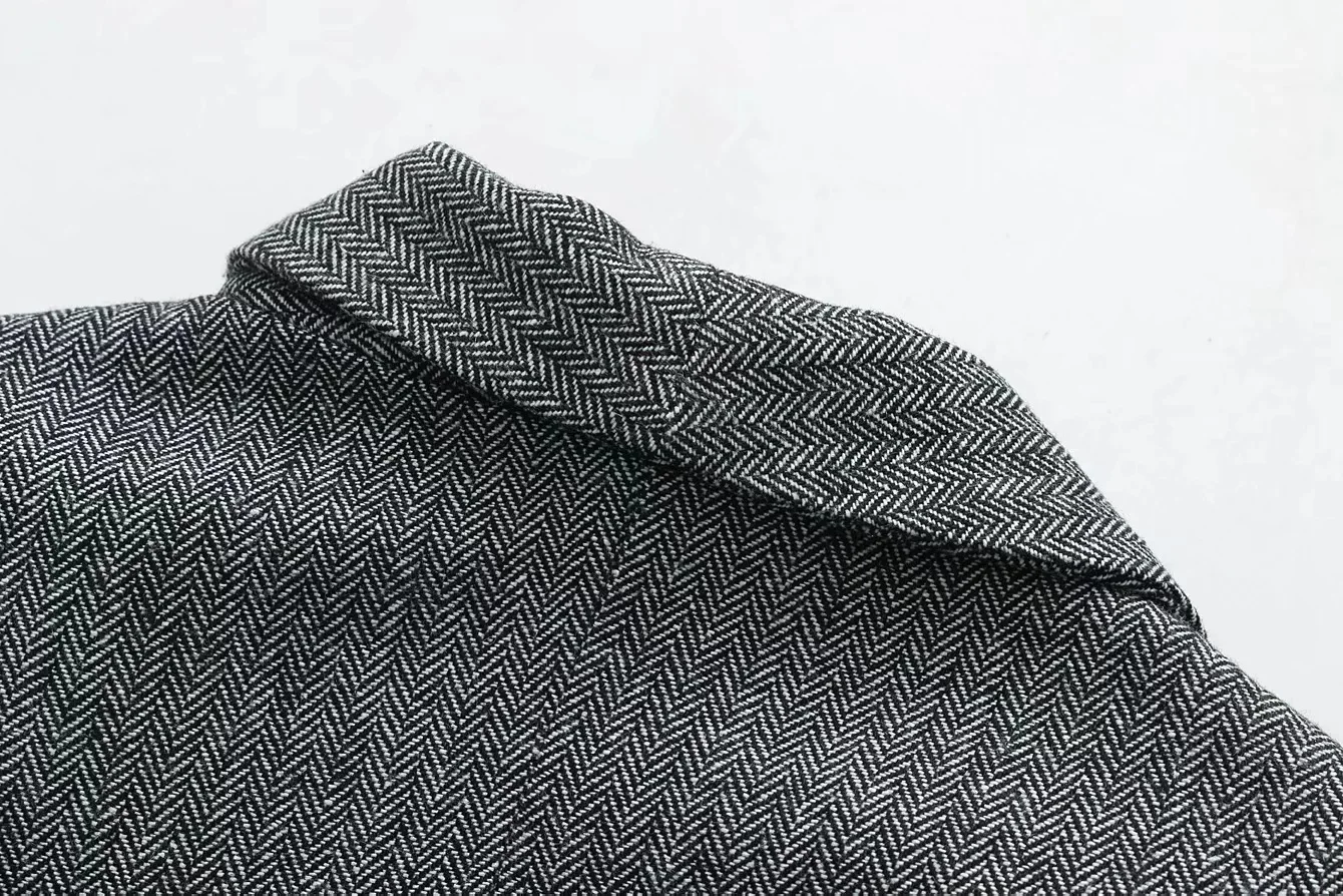 AliExpress EBay INS стиль Европа и Америка женское платье плиссированные рукава Повседневный костюм куртка