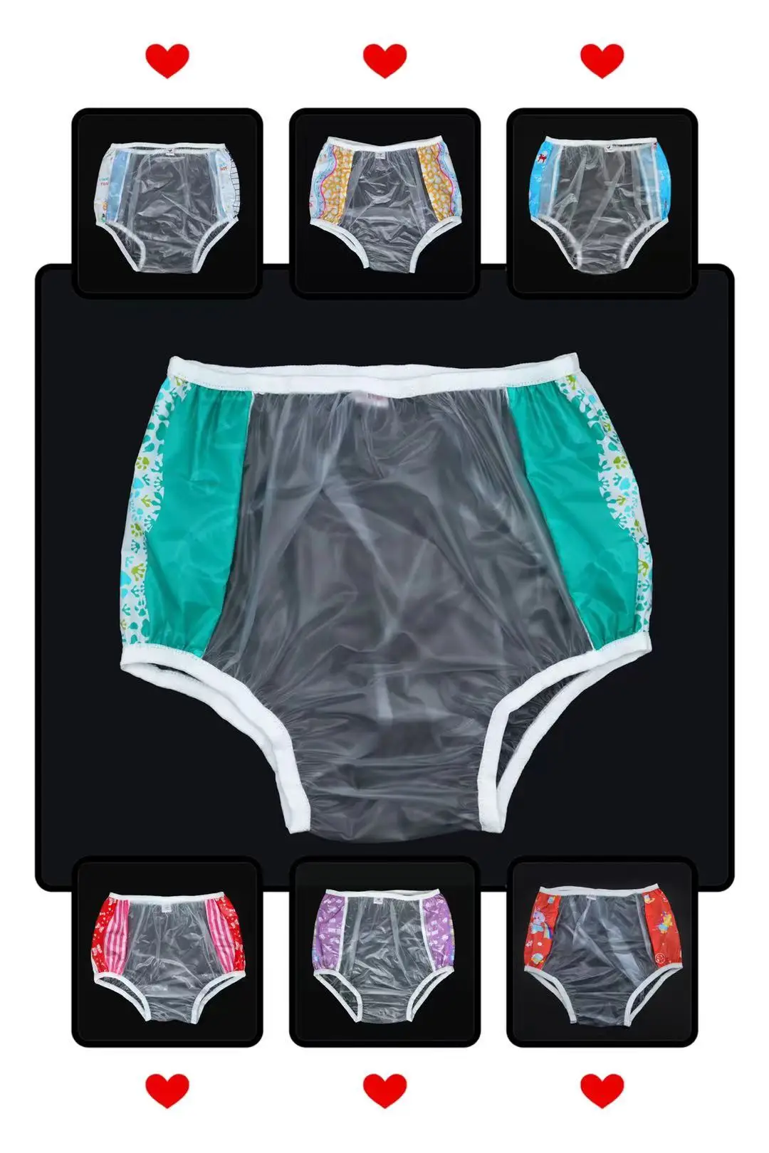 ABDL подгузник для взрослых ПВХ Многоразовые Детские Брюки Подгузники одноразовый