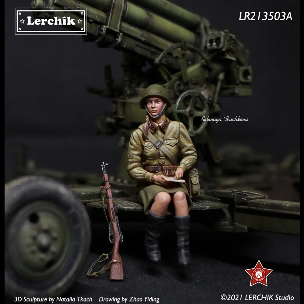 [Lerchik] KA35023 1/35 Red Army Anti-aircraft Artillery Regiment Soldier | Игрушки и хобби