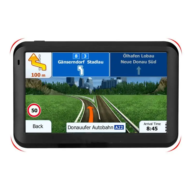  5 Inch Vehicle GPS Navigation Car GPS Navigator FM Transmitter 8GB ROM 256 MB RAM Multiple Language