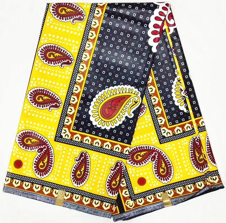 Африканская ткань java воск печати ткань, Африканский воск печати Ткань 6 ярдов хлопок ткань, батик Анкара ткань для лоскутное TX-J50