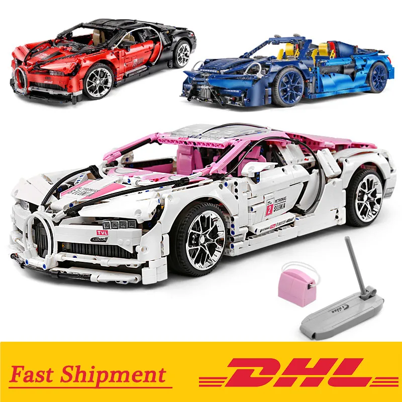 Creator City Technic мини кирпичи гоночный автомобиль Bugattis 1:10 чемпионы спортивный