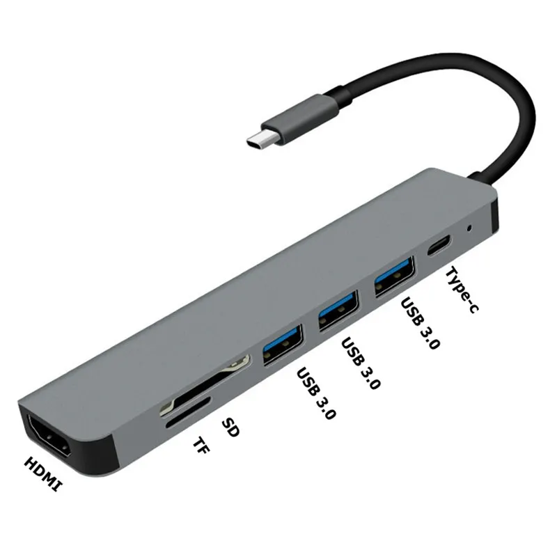 Trumsoon типа C на HDMI 4K USB 3 0 SD TF Card Reader адаптер для Macbook Pro Samsung S9 Dex Huawei P30 док станция xiaomi