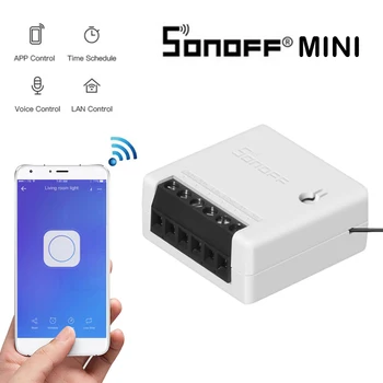 

SONOFF Mini Two Way Intelligent Switch DIY Appliance Automation Remote Control Switches for Alexa Google Home WiFi Smart Switch