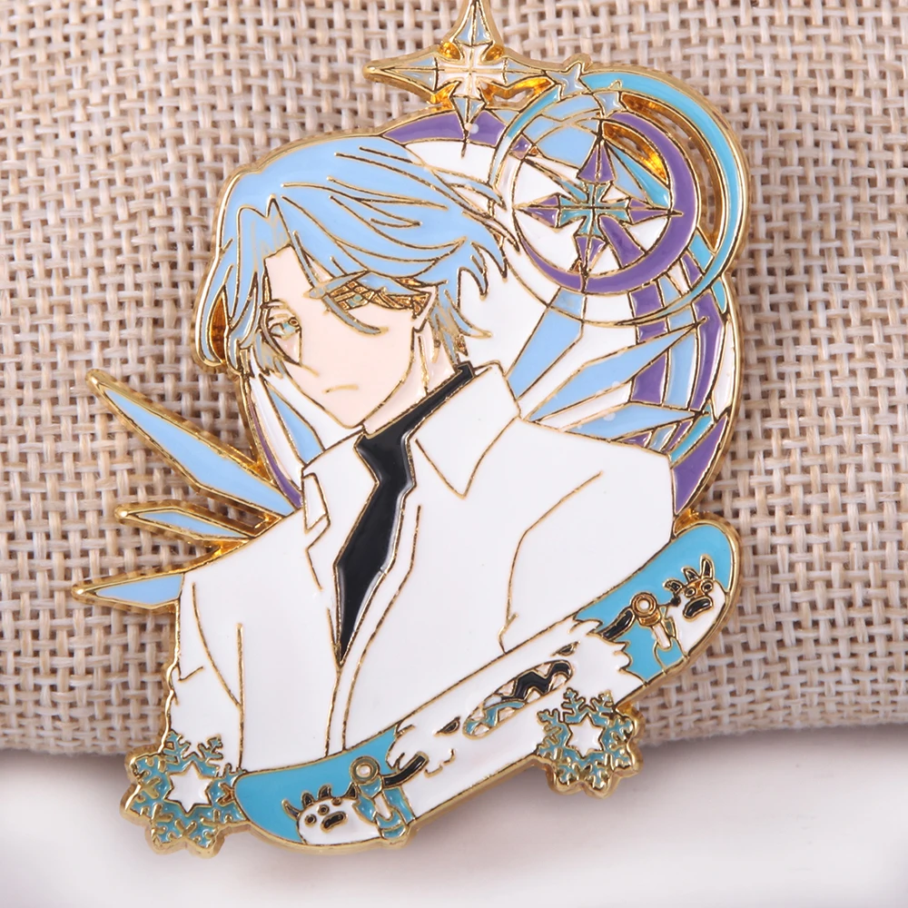 Anime SK∞ SK8 The Infinity Hard Enamel Pins Brooch Langa Hasegawa Reki Snow Cosplay Brooches Lapel Pin Shirt Bag Badge Jewelry