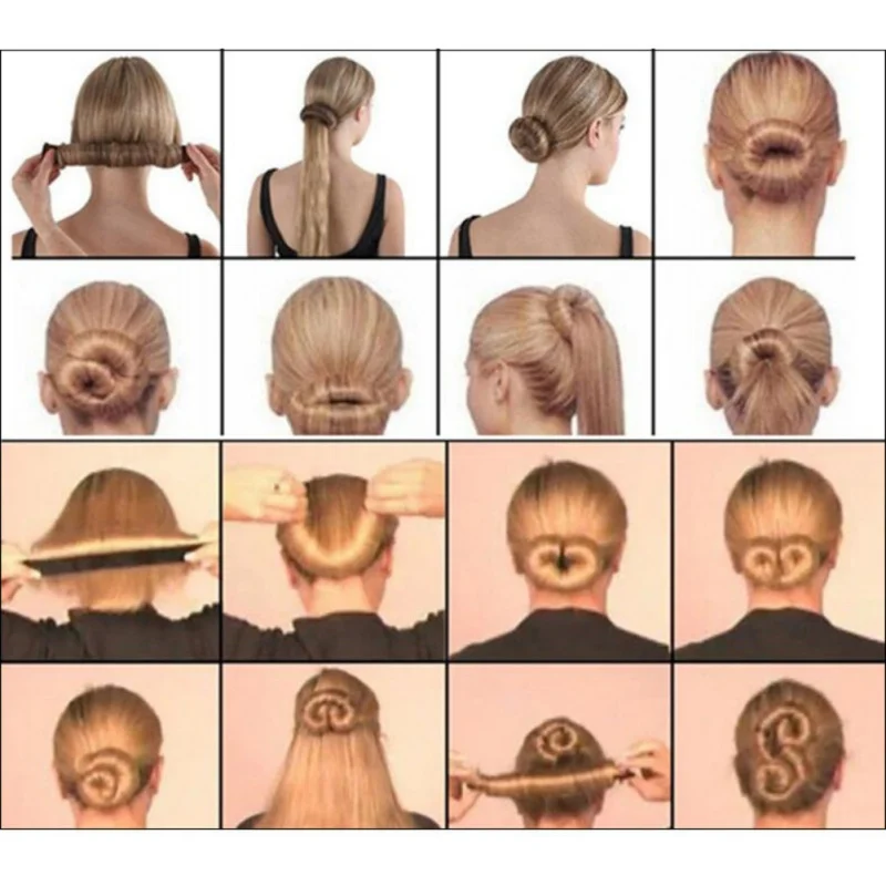 Волшебные волосы для укладки Braider искусственные волосы для париков пончик для девочек для женщин французский твист DIY Hairband Bun Maker аксессуары для волос