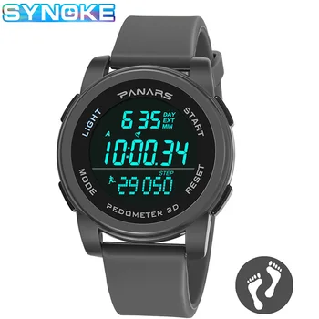 

SYNOKE Sports Men Digital Watches Waterproof Pedometer Chronograph Luminous Relogio Masculino Stop Watch Men Digital Wristwatch