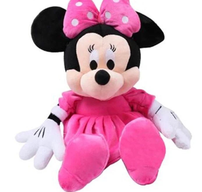 pink minnie Горячая Распродажа 30 см Микки и Минни Маус высокое качество плюшевые мягкие игрушки куклы домашний декор подарки на день рождения для детей - Цвет: pink minnie