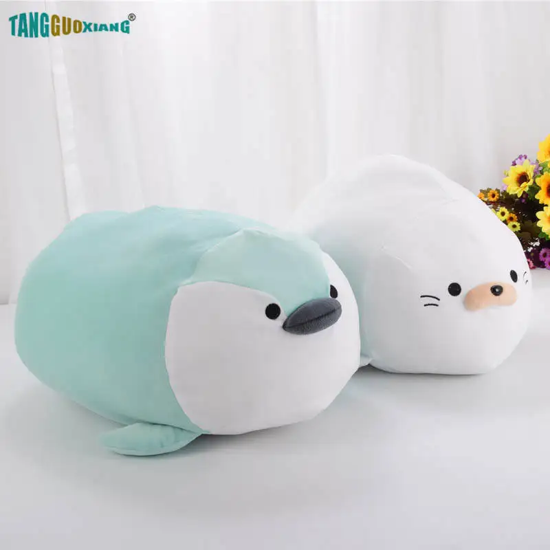 Милая плюшевая игрушка в виде морского льва пингвина подушка мягкая кукла