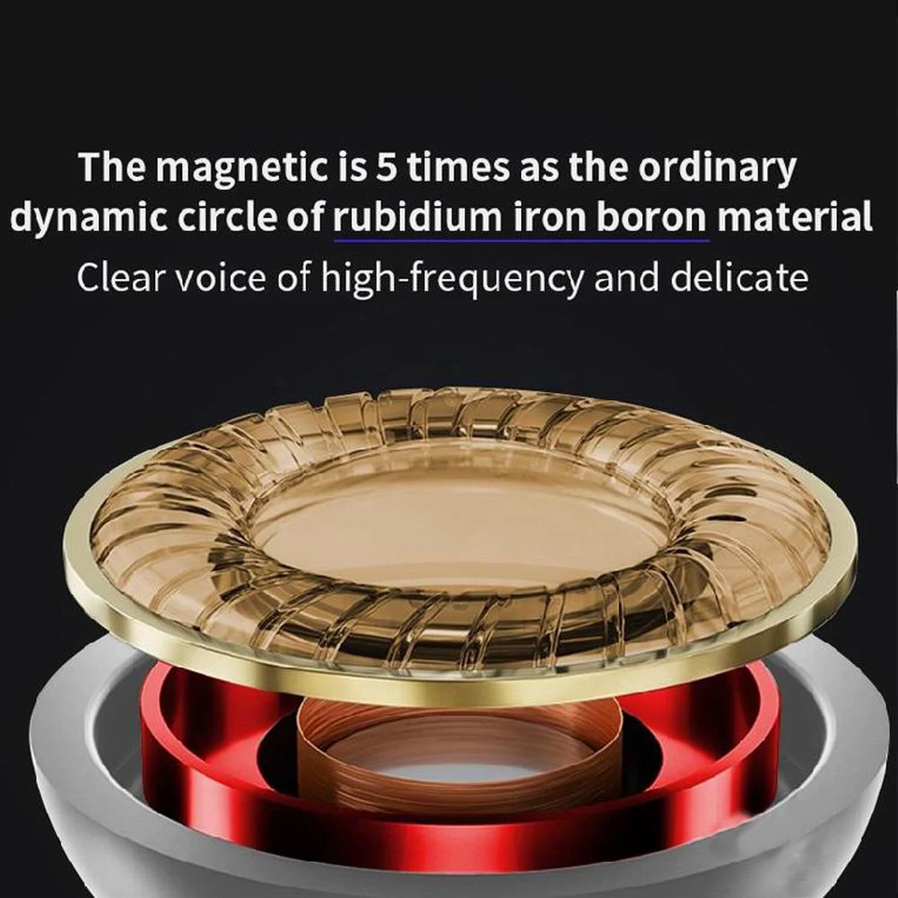 Наушники вкладыши с басами Суперпрозрачные наушники шумоизоляция спортивные