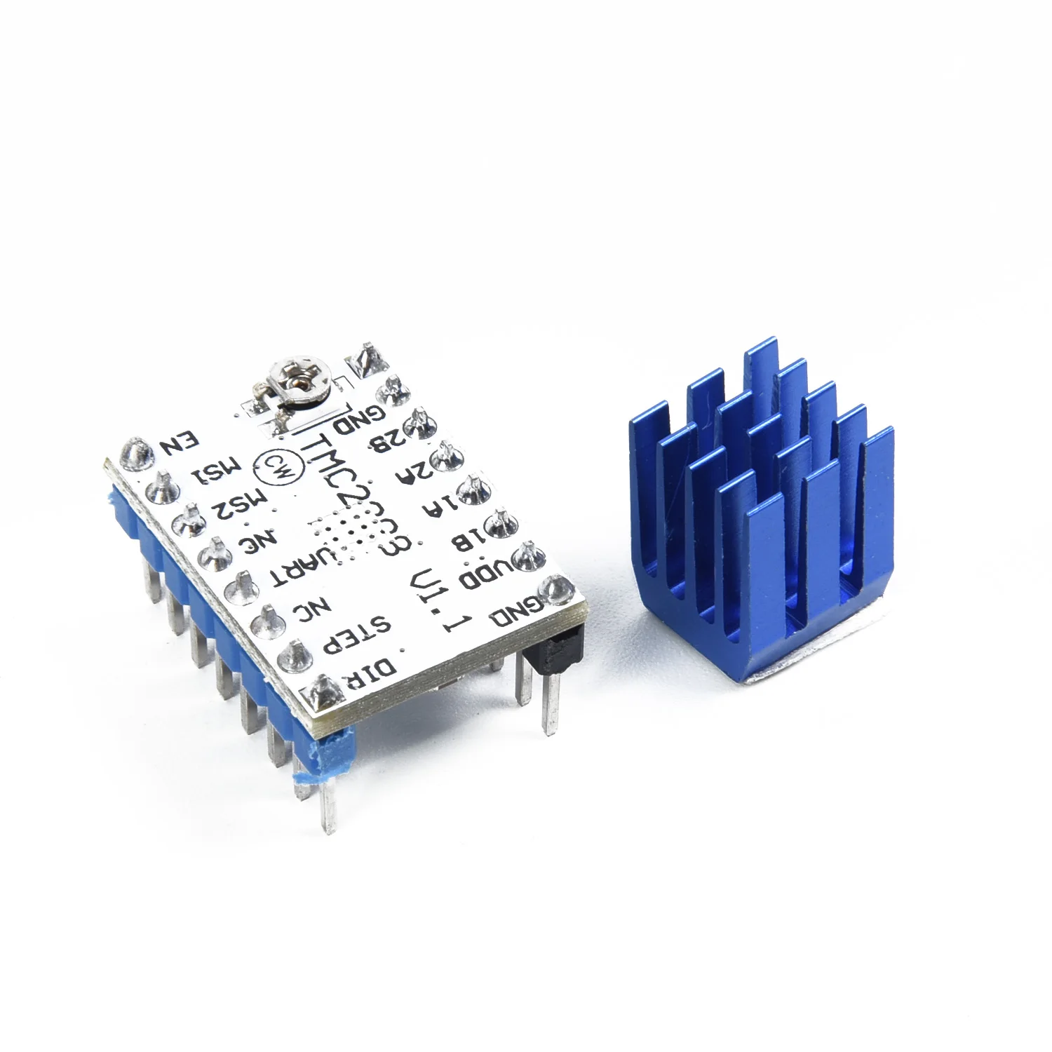 5 шт. TMC2208 V1.1 Stepstick шаговый двигатель драйвер модуль теплоотвод для 3d принтера части