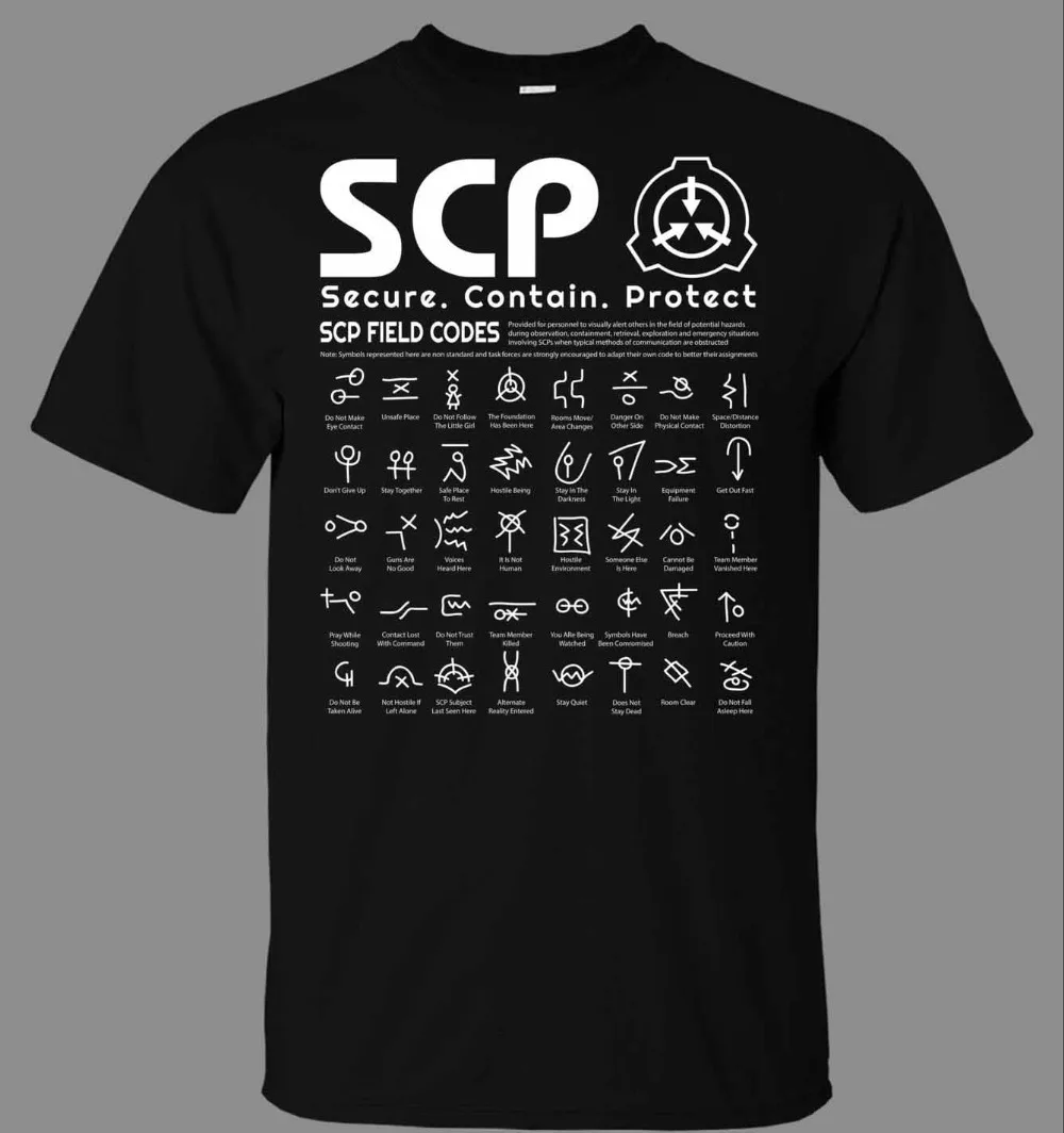 

Scp Field Codes T Shirt Direct From Men T Shirt 2018 Summer 100% Cotton Casual Short Sleeve Tops Tee Bob Marley T Shi